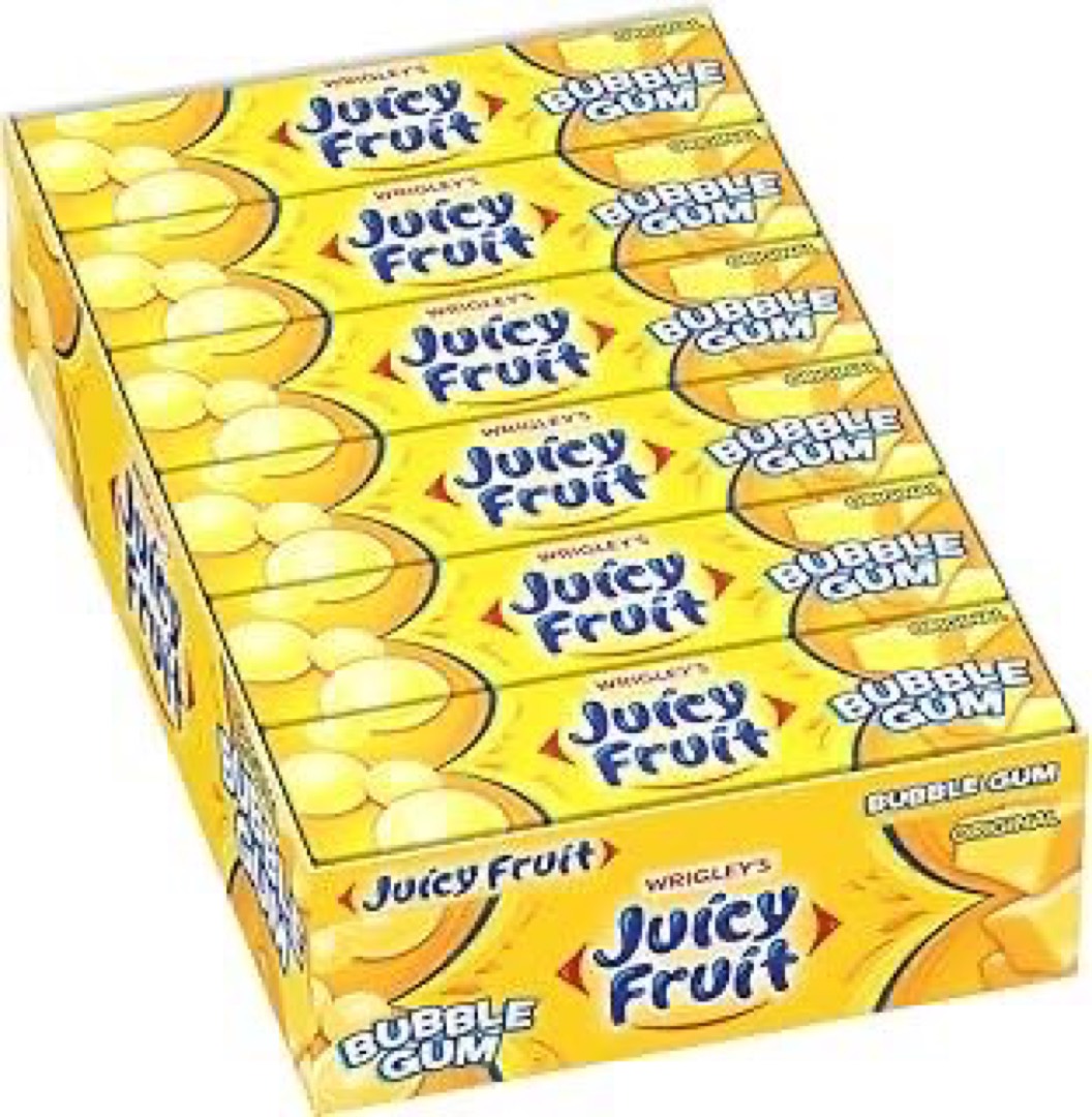 Juicy Fruit Chicle Bubble Gum