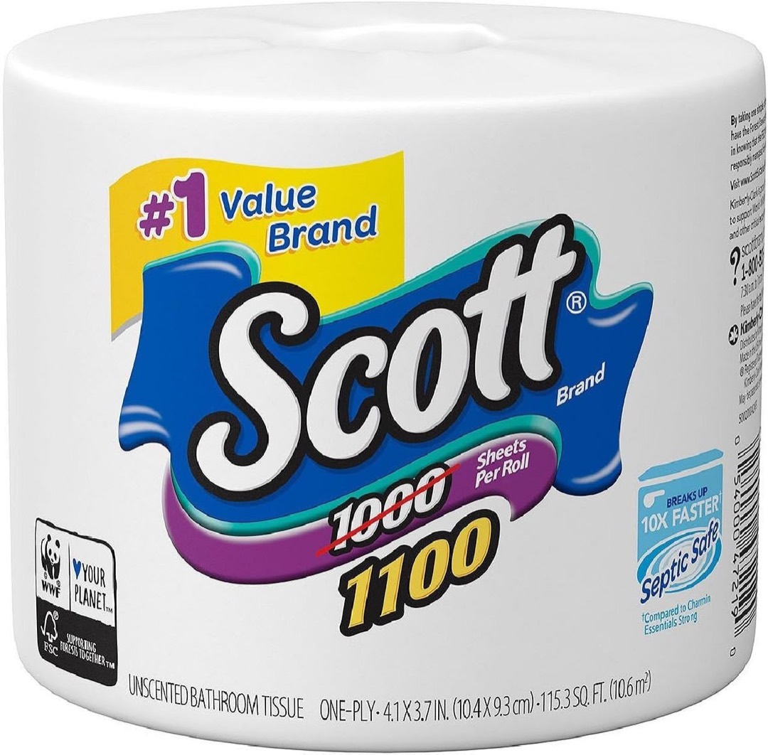 Papel Higiénico 1100 (1-ply, 1 rollo)
