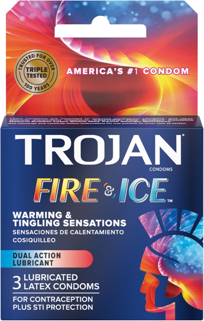 Condones Trojan Fire & Ice