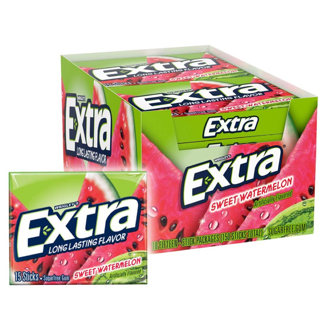 Extra Chicle Sin Azúcar - Sandía