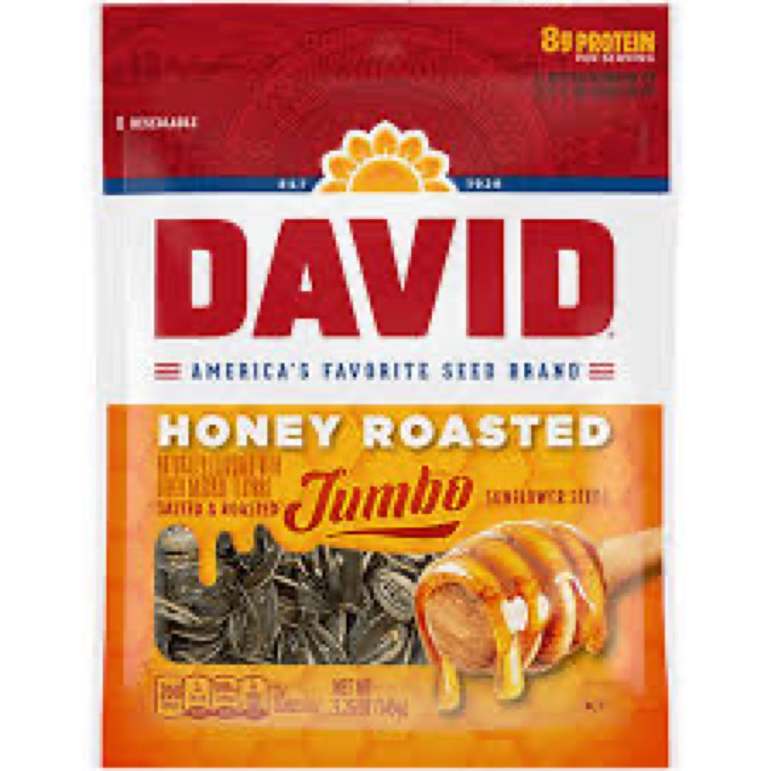 David Semillas de Girasol Jumbo - Honey Roasted