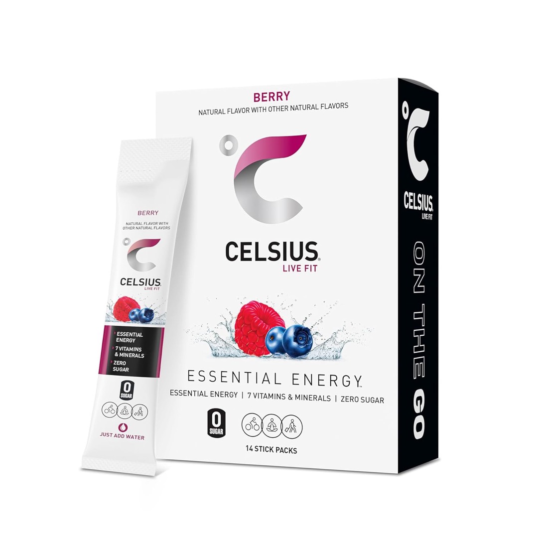 Celsius Sobres de Energía On-The-Go - Berry