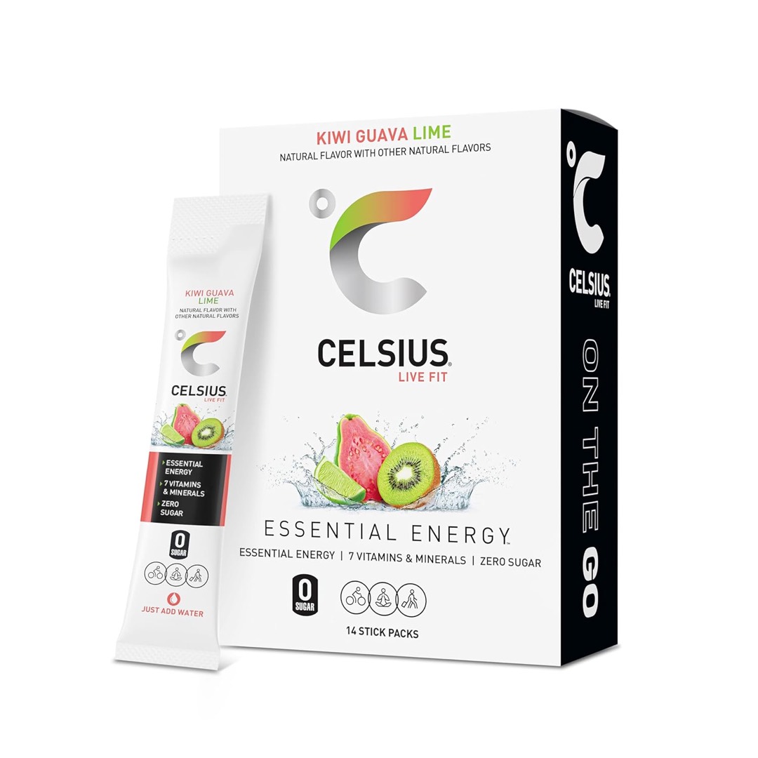 Celsius Sobres de Energía On-The-Go - Kiwi Guava Lime