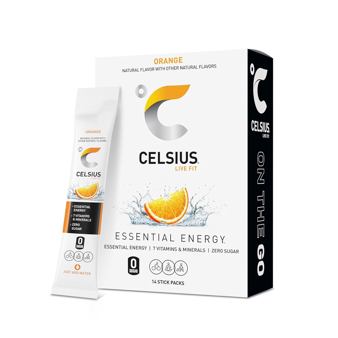 Celsius Sobres de Energía On-The-Go - Orange