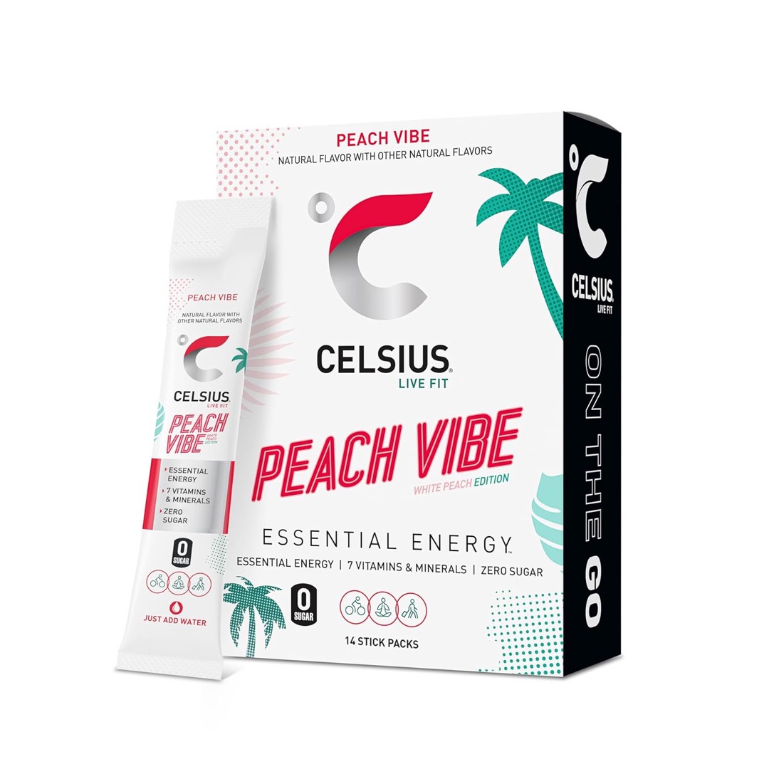 Celsius Sobres de Energía On-The-Go - Peach Vibe