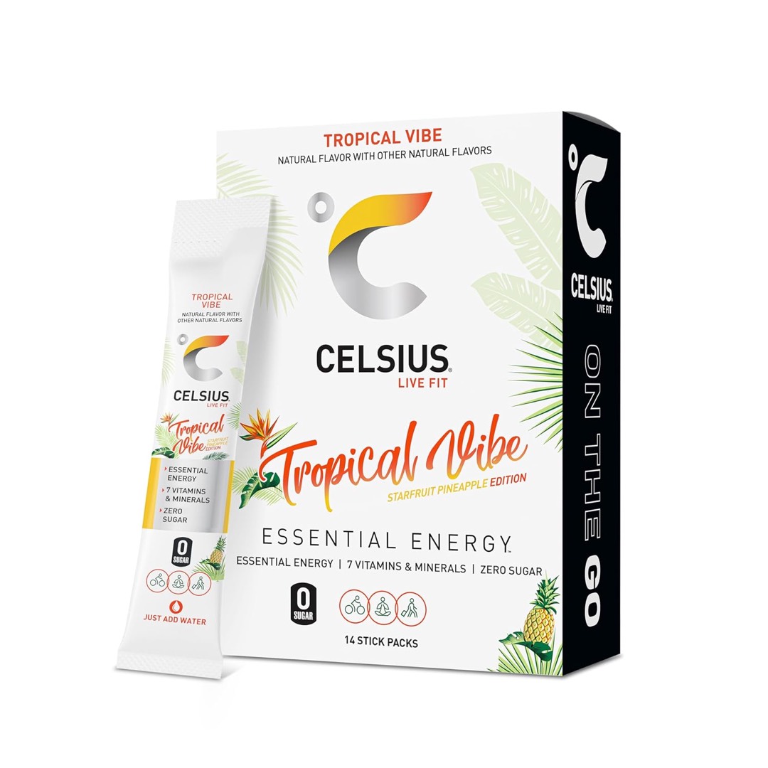 Celsius Sobres de Energía On-The-Go - Tropical Vibe
