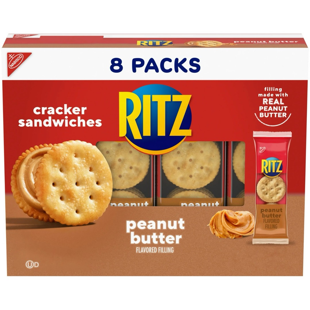 Ritz Galletas Sándwich - Mantequilla de Maní