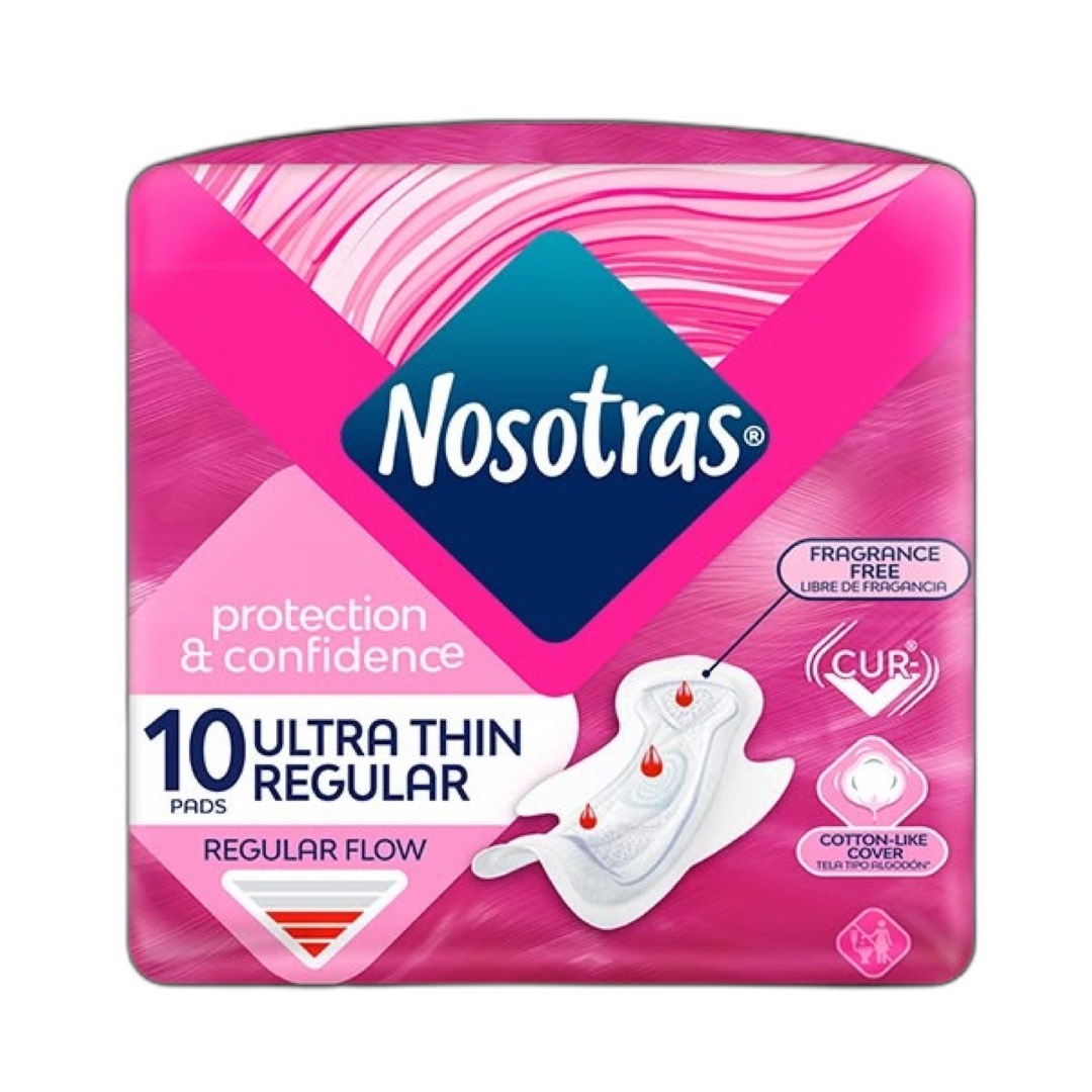 Nosotras Toallas Sanitarias Ultra Thin Regular