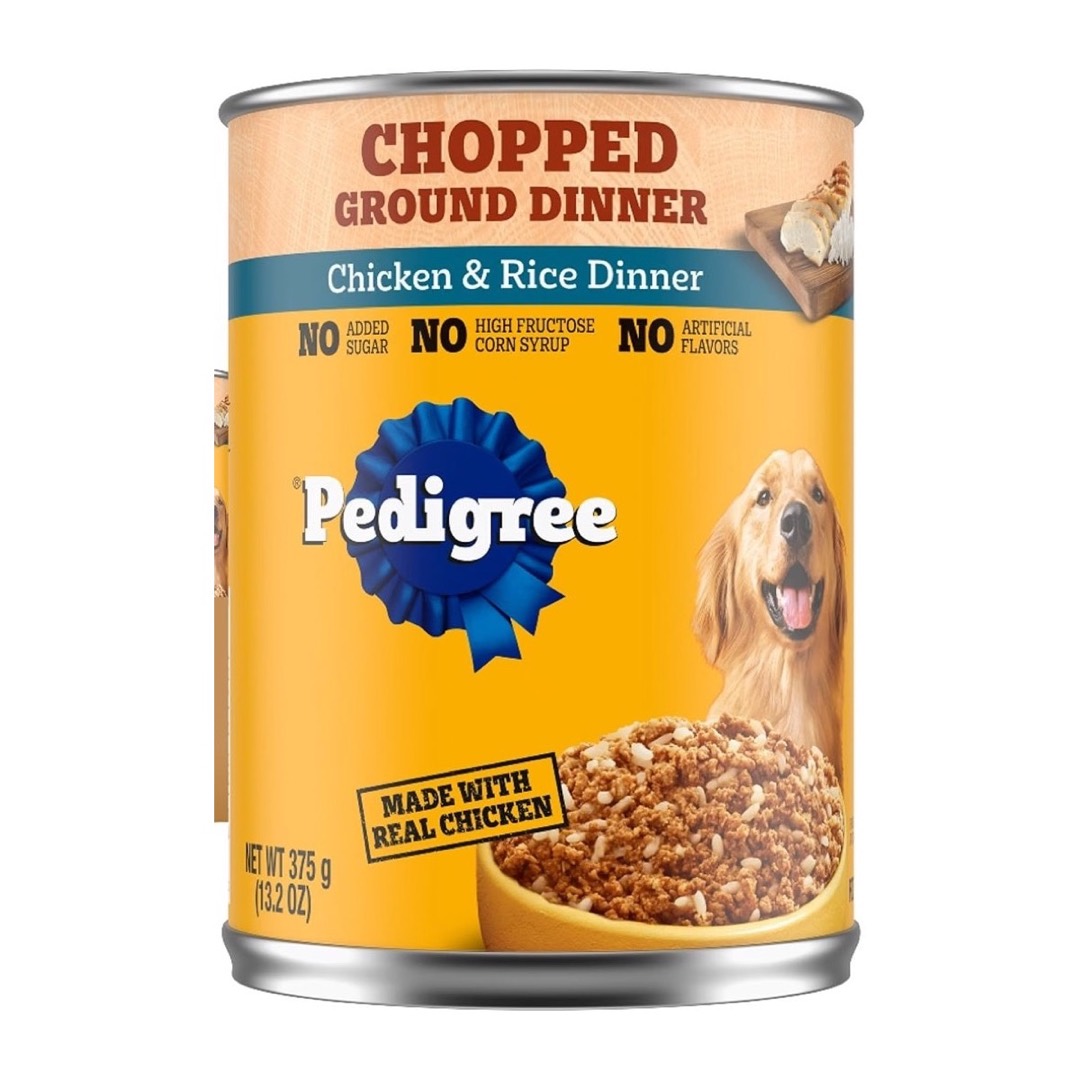 Pedigree Cena Molida Picada con Pollo y Arroz