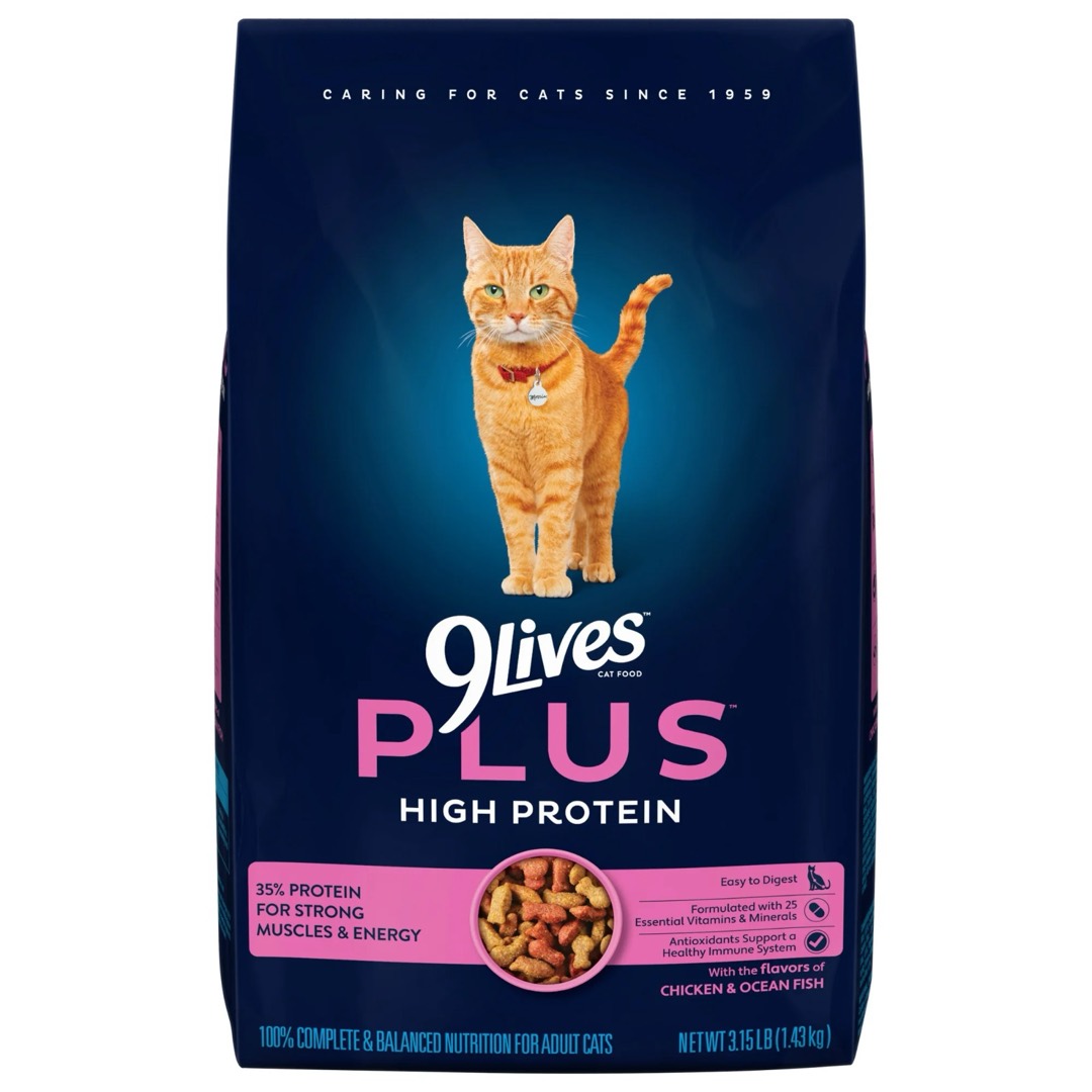 9Lives Plus High Protein Alimento Seco para Gatos
