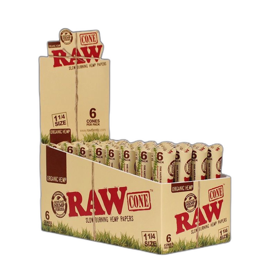 RAW Conos Orgánicos de Hemp - Organic Hemp