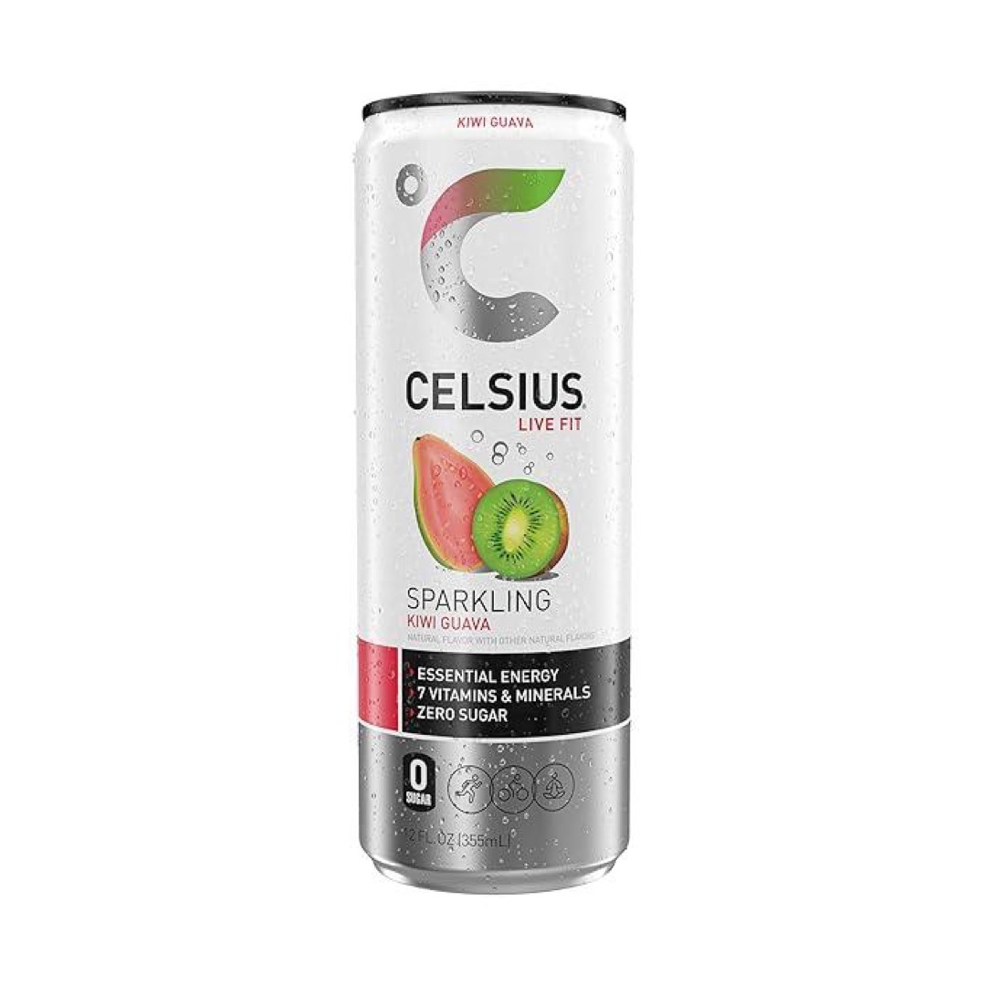 Celsius Bebida Energética Sparkling - Kiwi Guayaba