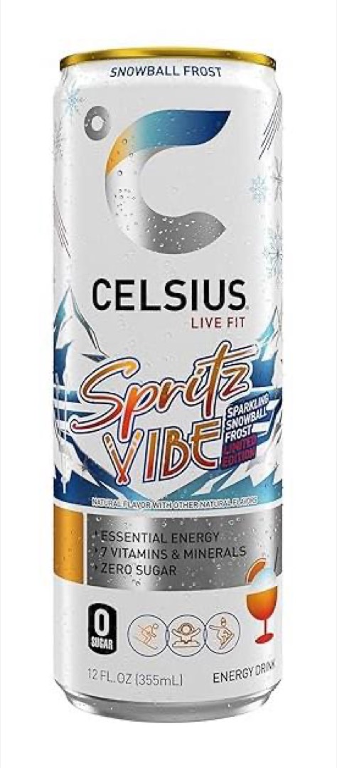 Celsius Bebida Energética Sparkling - Snowball Frost (Edición Limitada)