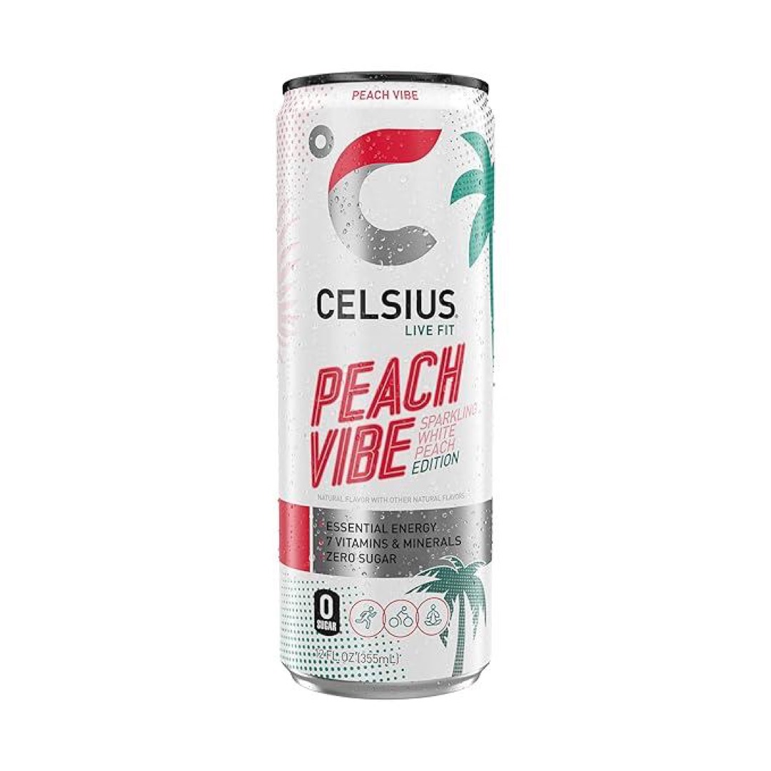Celsius Bebida Energética Sparkling - Durazno Blanco (Edición Limitada)