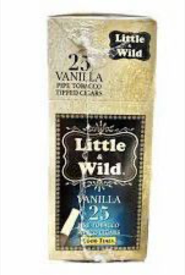 Little & Wild Cigarros con Boquilla - Vainilla