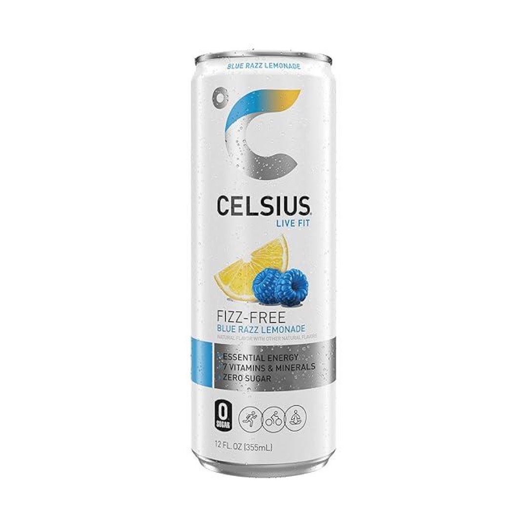 Celsius Bebida Energética Sparkling - Limonada de Frambuesa Azul (Sin Gas)